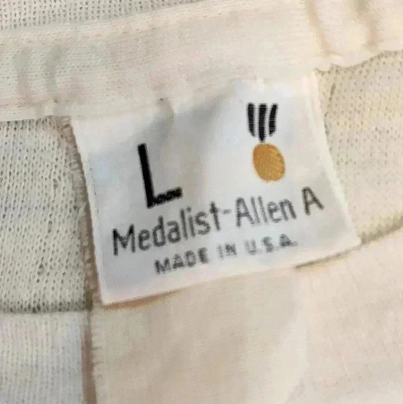 1970s Vintage Medalist Allen- A Downhill racer thermal LS T- shirt. Large - Picture 3 of 9